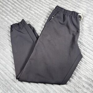 Leg3nd Discovery Mens L Elastic Waist Drawstring Zip Pocket‎ Joggers Blue